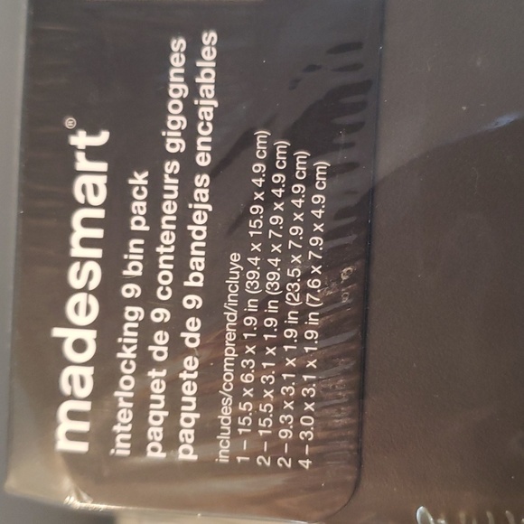 9 interlocking bins pack NWT - Picture 4 of 5